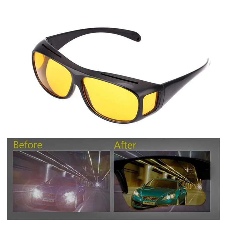 LENTES DIA NOCHE ANTIRREFLEJO NOCTURNO AMPLIFICADOR LUZ AA13-6