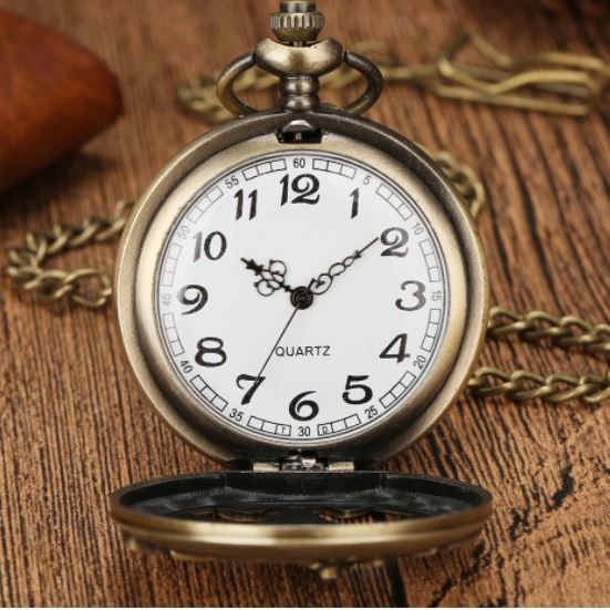 Reloj De Bolsillo Retro Mr Bike Metalico Am16-5