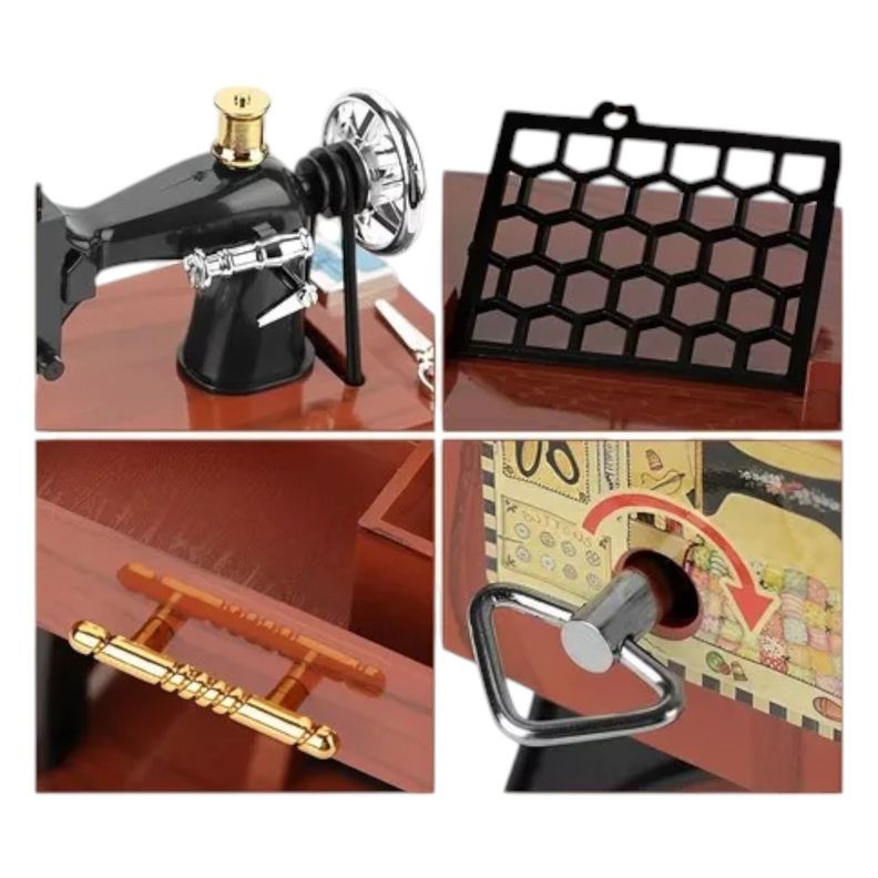MAQUINA DE COSER MUSICAL CON MOVIMIENTO MINI NC35 -6