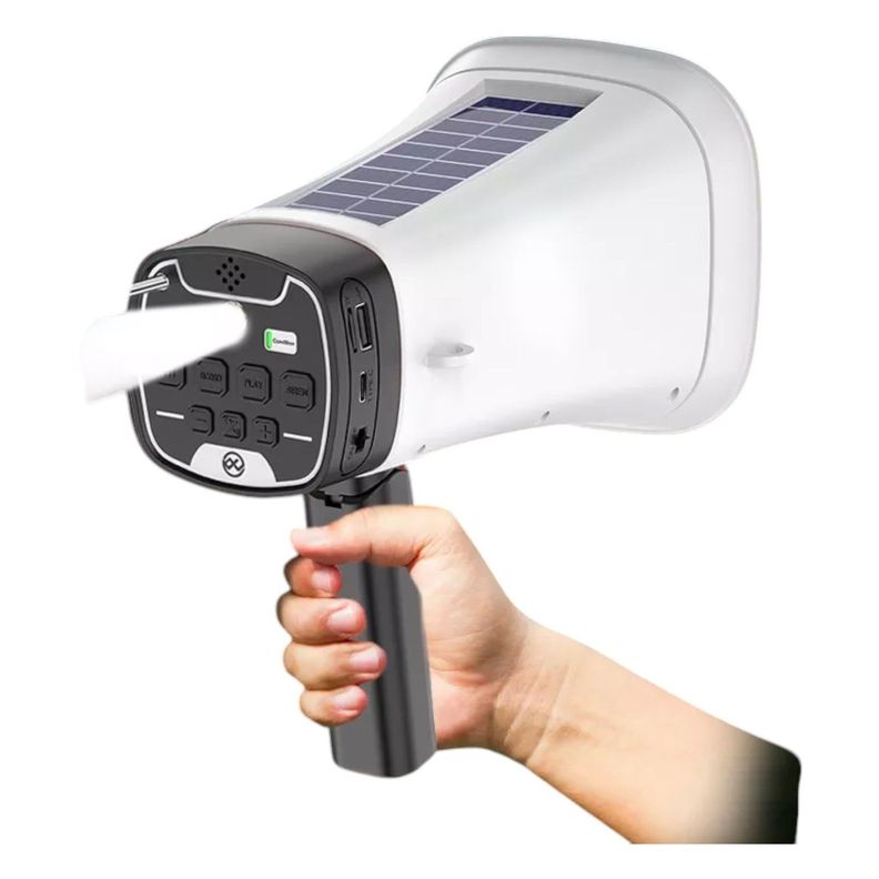 MEGAFONO RECARGABLE SOLAR BLUETOOTH GRABA NC15-0