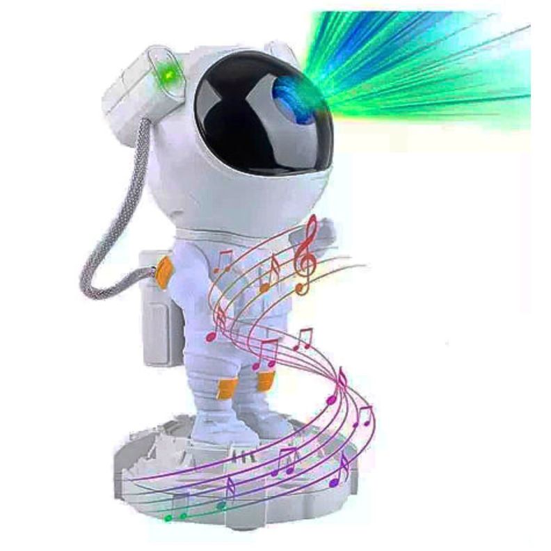 Parlantes Bluetooth Proyector Astronauta ver video Mx27-0