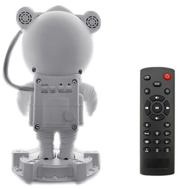 Parlantes Bluetooth Proyector Astronauta ver video Mx27-3