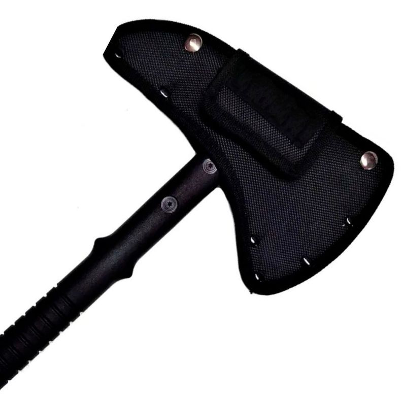  HACHA BACK TOMAHAWK MARTILLO HUIWILL y FUNDA AE39-2