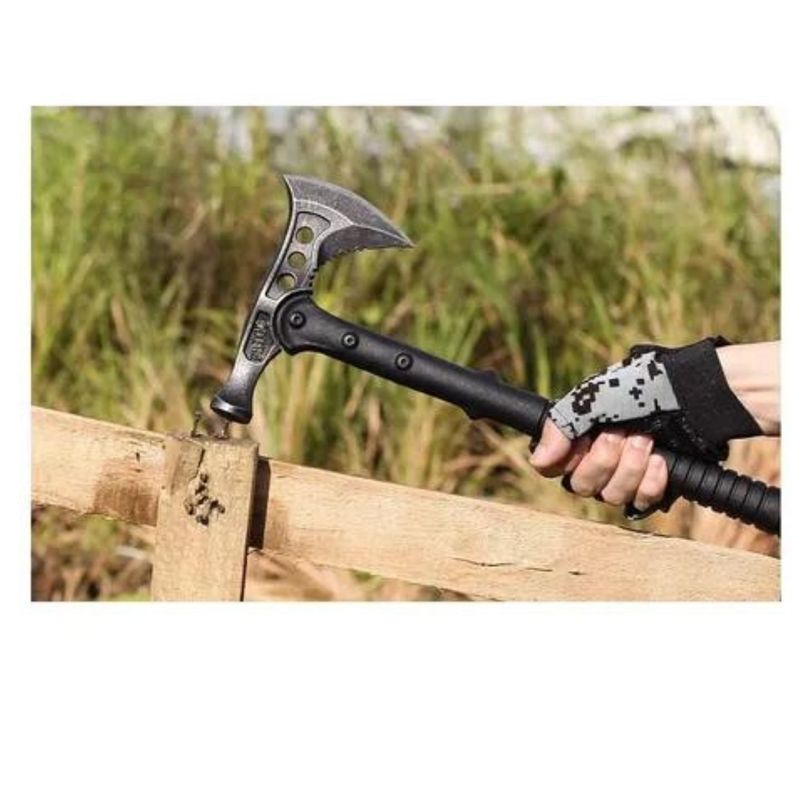  HACHA BACK TOMAHAWK MARTILLO HUIWILL y FUNDA AE39-5