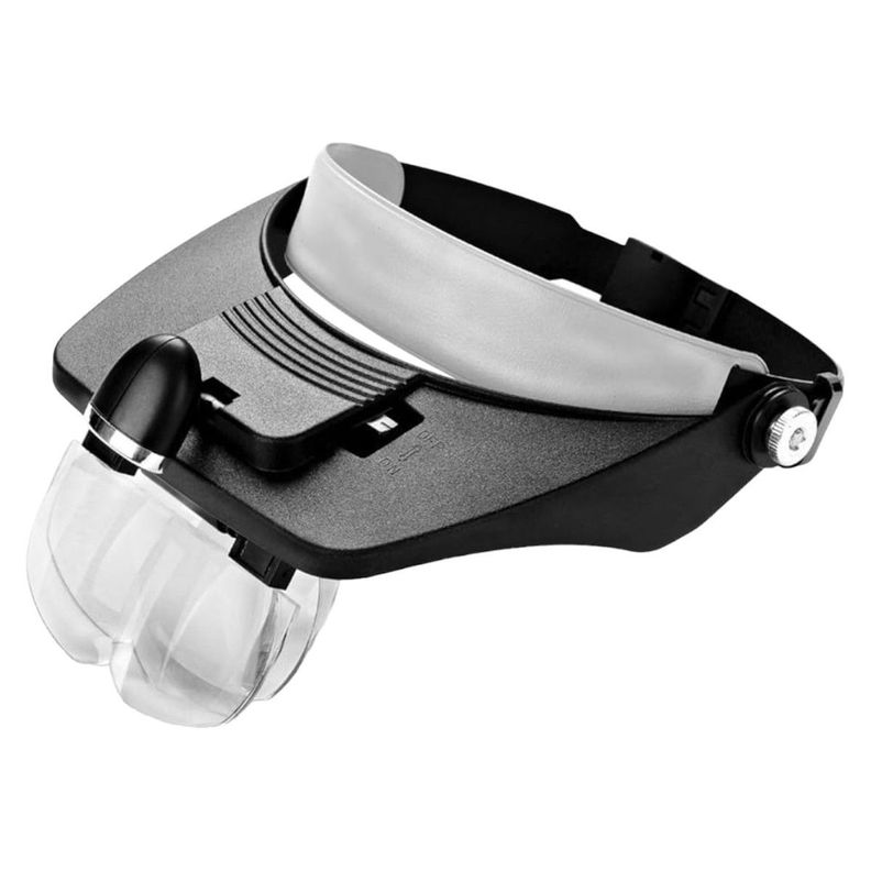 Lupa de Cabeza visera Luz led + 4 lupas NB75-2