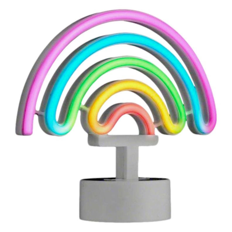 Lampara Rainbow Arcoiris 5 Colores Usb Neon Arco Iris Nc04-0