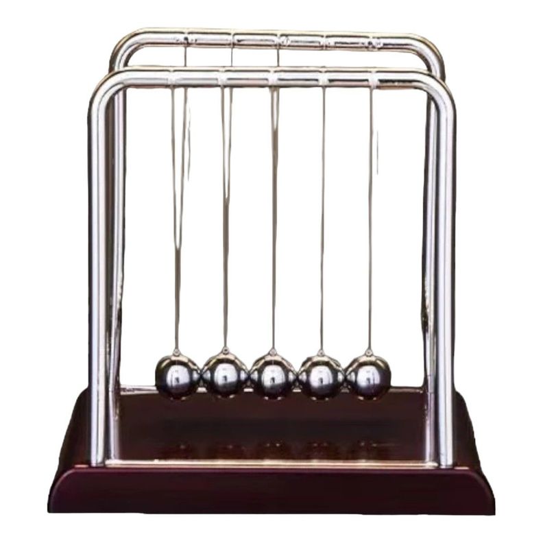 Pendulo De Newton Decorativo Cinetico Giratorio Nb76-4
