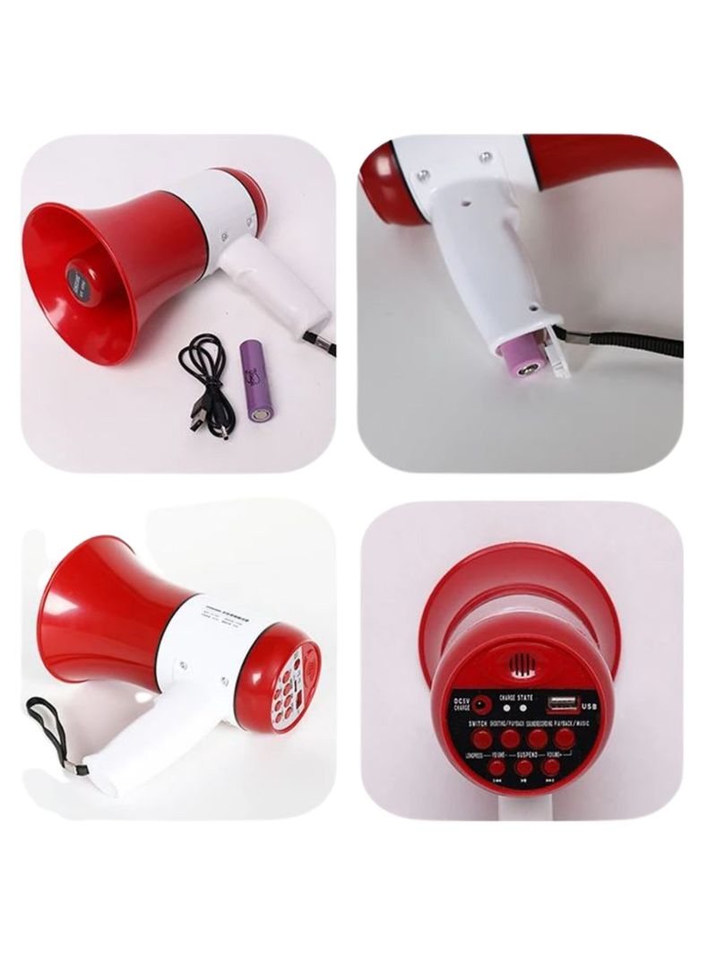 Megafono 35 Watts Grabador de voz inalambrico Venta Ambulante Aa19-1
