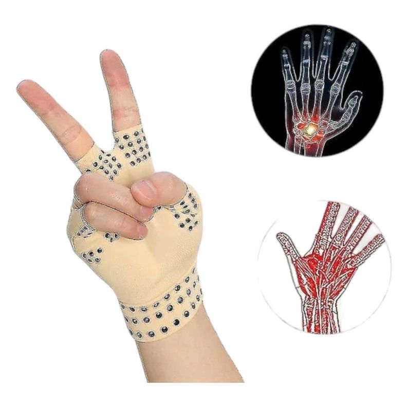 GUANTES COMPRESIÓN MAGNÉTICOS ANTIARTRITIS DEPORTE NC40-2