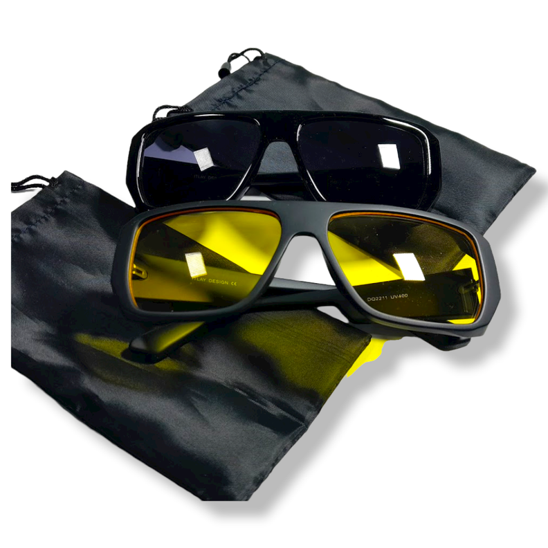 Combo 2 Gafas Lentes Visión Nocturna Antirreflejos-3