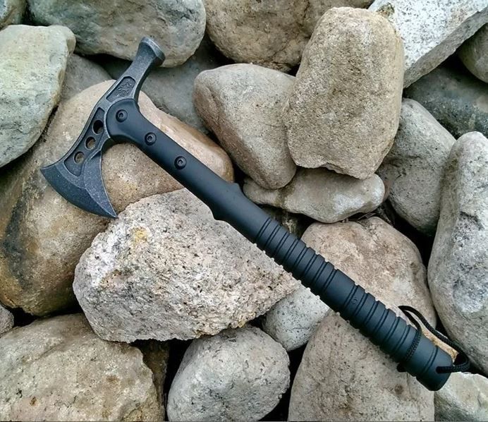 Huiwill Hacha / Martillo Táctica Tomahawk Con Funda AE39-10