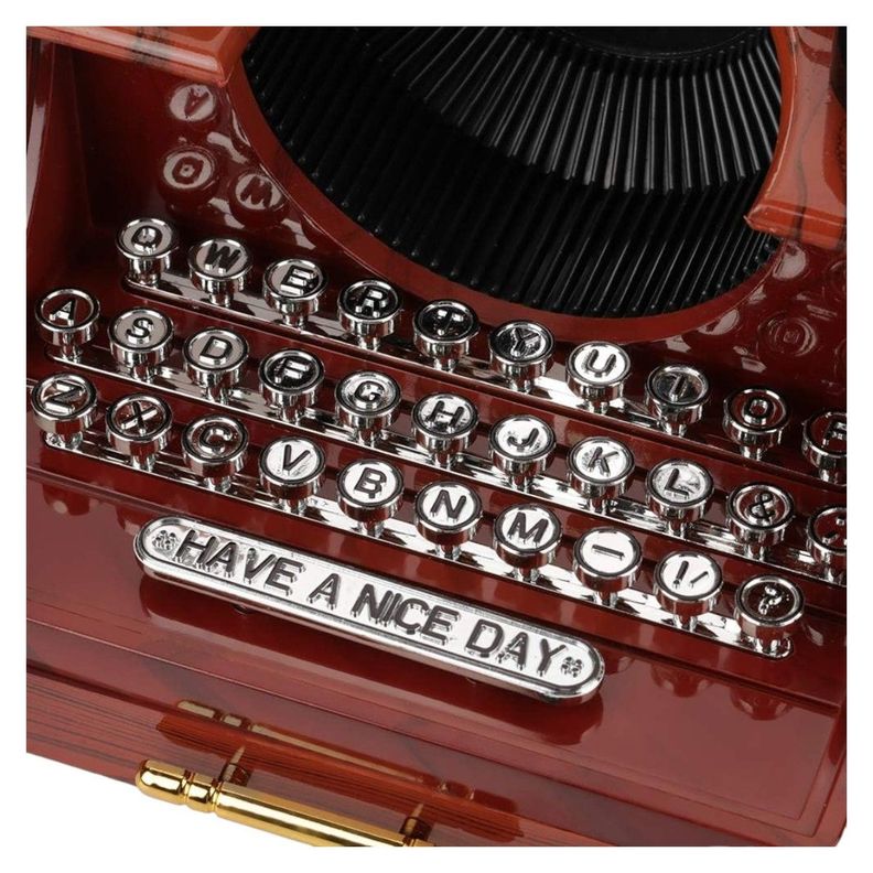 Caja Musical Retro vintage Maquina Escribir Nb63-7