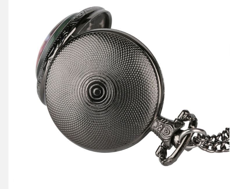 Reloj Bolsillo Catedral Cadena Quartz 3 Cms Ak87-3