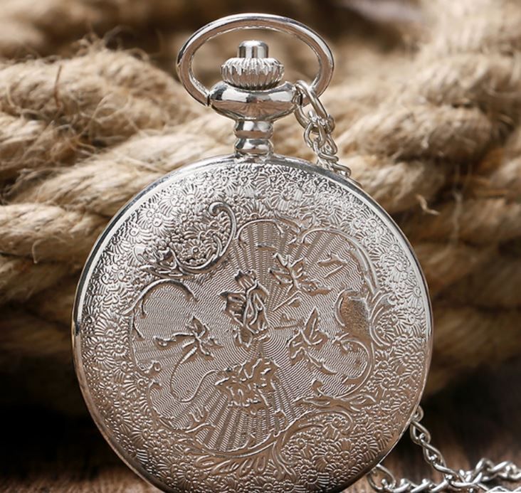 Reloj De Bolsillo mustang horse Con Cadena AL40-2