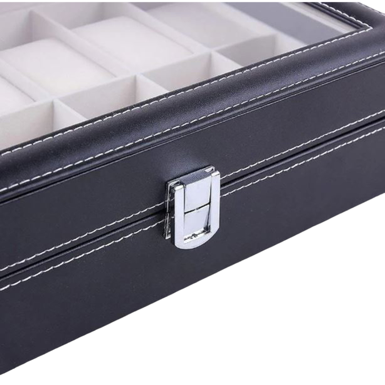 CAJA DE 12 RELOJES EXHIBIDOR COMPARTIMIENTO AC91-2