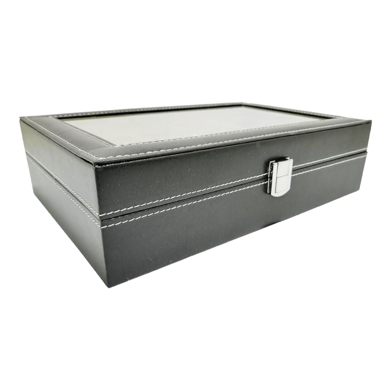 CAJA DE 12 RELOJES EXHIBIDOR COMPARTIMIENTO AC91-1