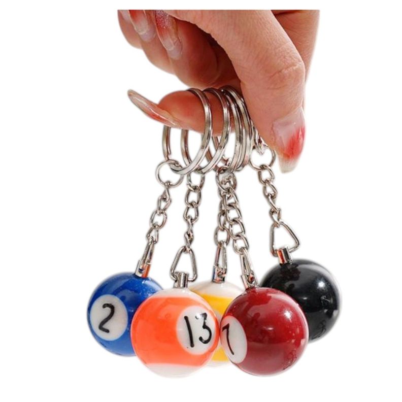 SET 16 LLAVEROS POOL BILLA COMBO CAJA PACK NC16
