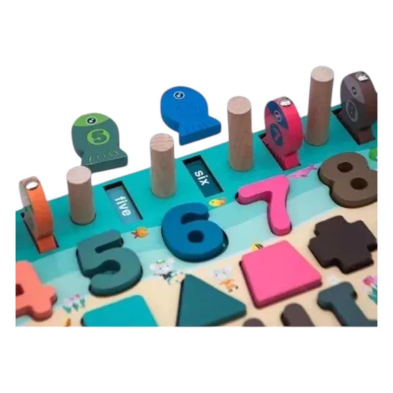TABLERO DIDACTICO MONTESSORI PESCA NÚMERO NC23-5