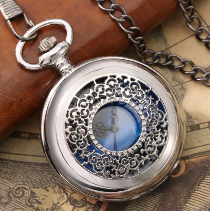 Reloj Bolsillo Vintage Mystic Sky Quartz Al15-6