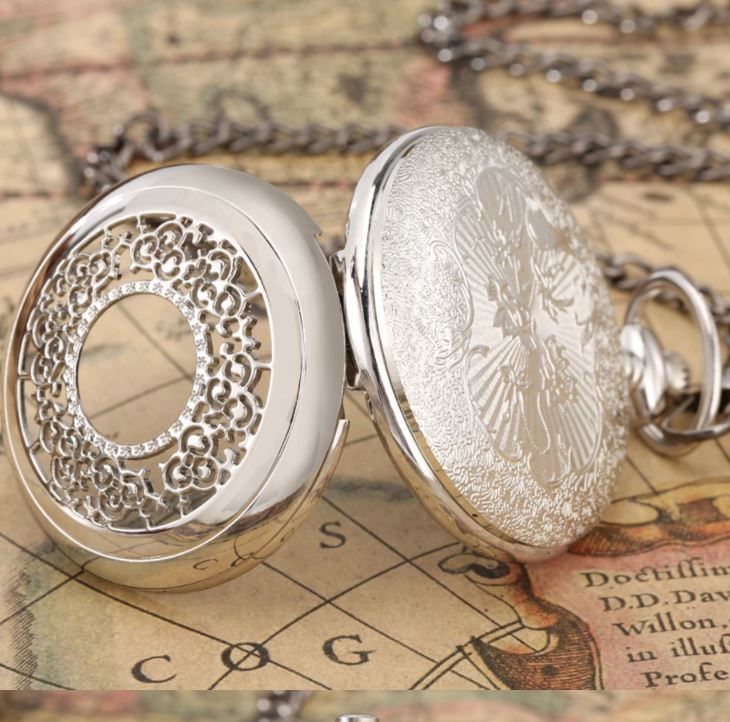 Reloj Bolsillo Vintage Mystic Sky Quartz Al15-2