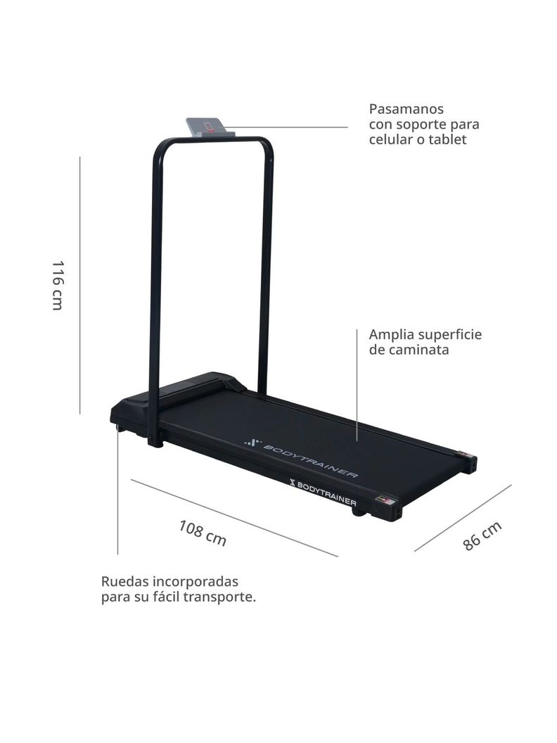 Caminadora Compacta A0+ 8,5 KM/H Plegable-1