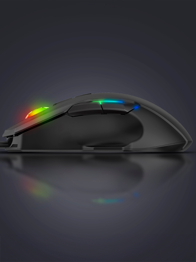 Mouse Gamer NjoyTech Ergonómico con Luces RGB-6