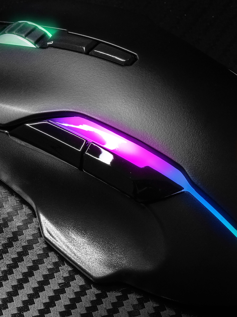 Mouse Gamer NjoyTech Ergonómico con Luces RGB-7