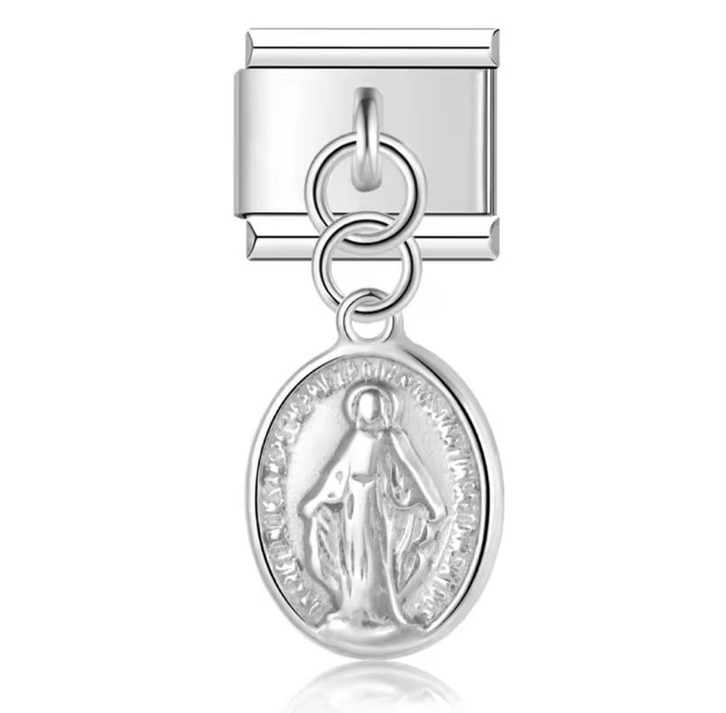 Charm Medalla Milagrosa – Protección y Fe-0