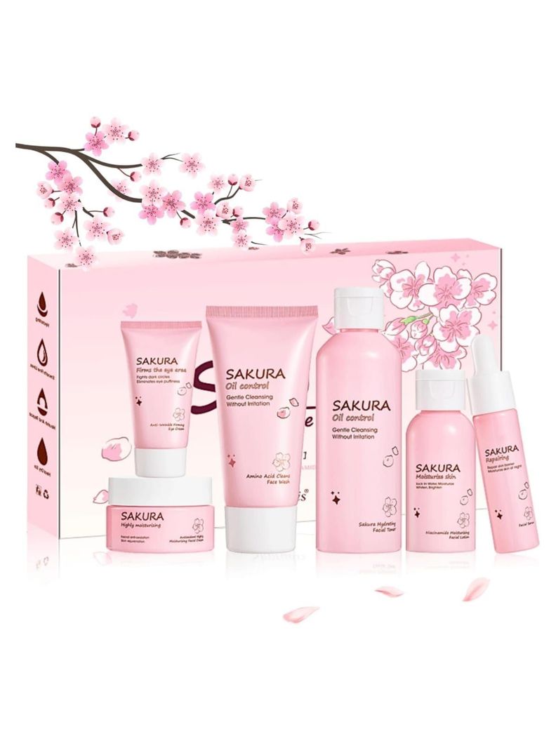 Set Skincare Colageno Sakura Antiedad Hidratante