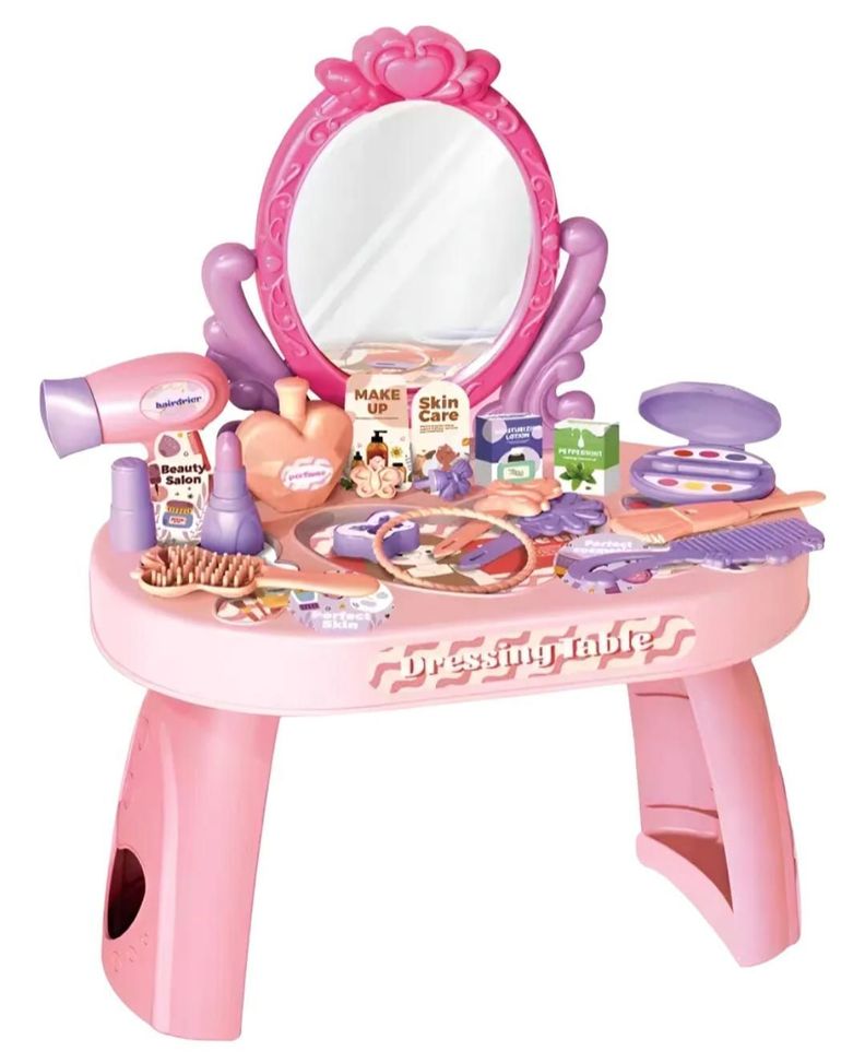 Juguete Tocador De Belleza Ni as Mi Primer Rincon De Maquillaje