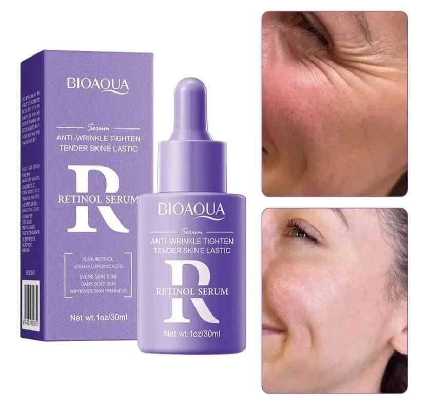 Suero de Retinol Concentrado Anti Arrugas Reafirmante y Elasticidad Lila