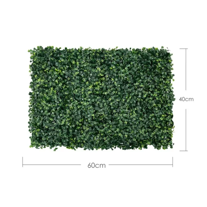 10 Piezas Follaje Artificial 40x60cm Verde Decoración Jardín-1