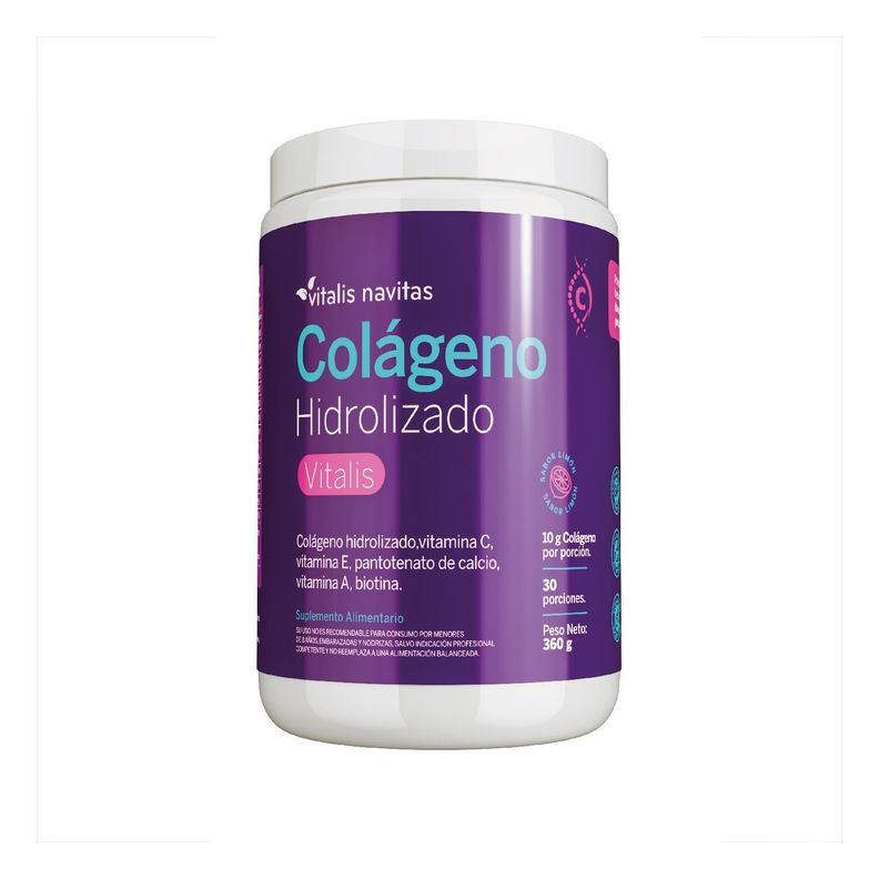 Colágeno Hidrolizado Vitalis Suplemento Alimentario 360g Plan 90 días-1
