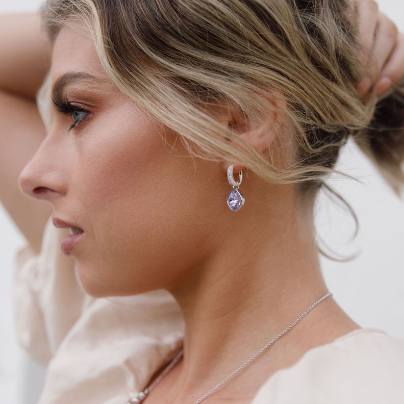 Argollas Eternity Bold de 12mm en plata de ley bañada en oro-3