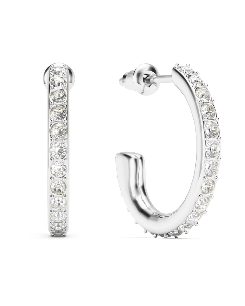 Argolla Eternity de 18 mm con Cristales Swarovski de Austria en plata-0