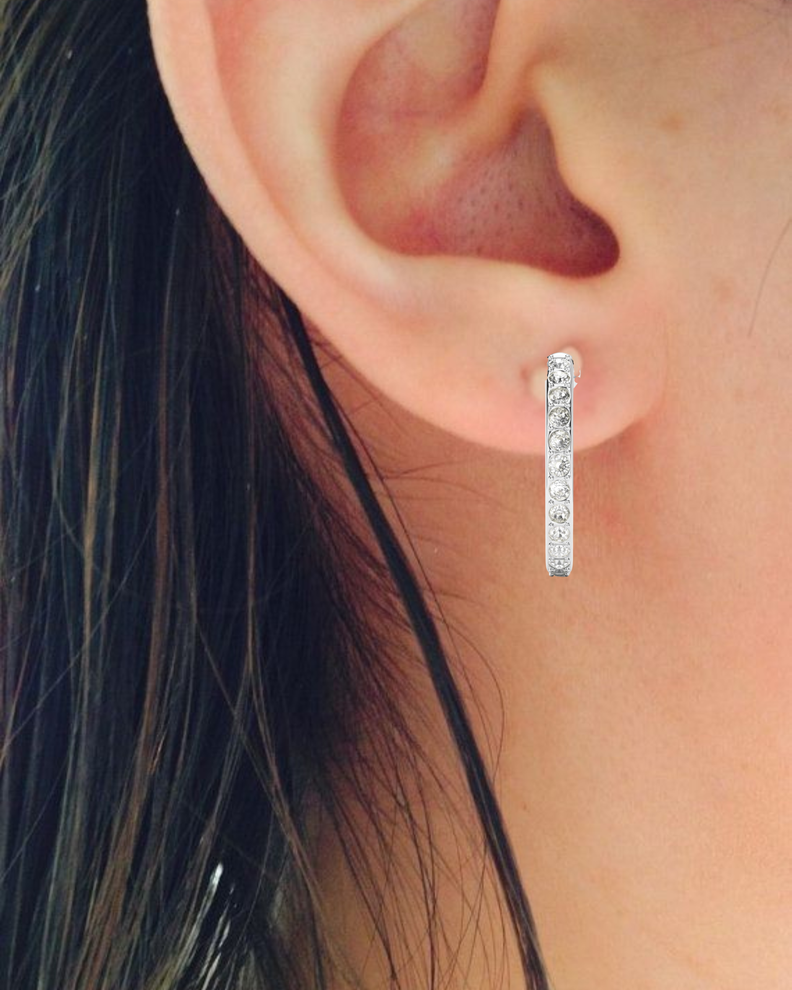 Argolla Eternity de 18 mm con Cristales Swarovski de Austria en plata-3