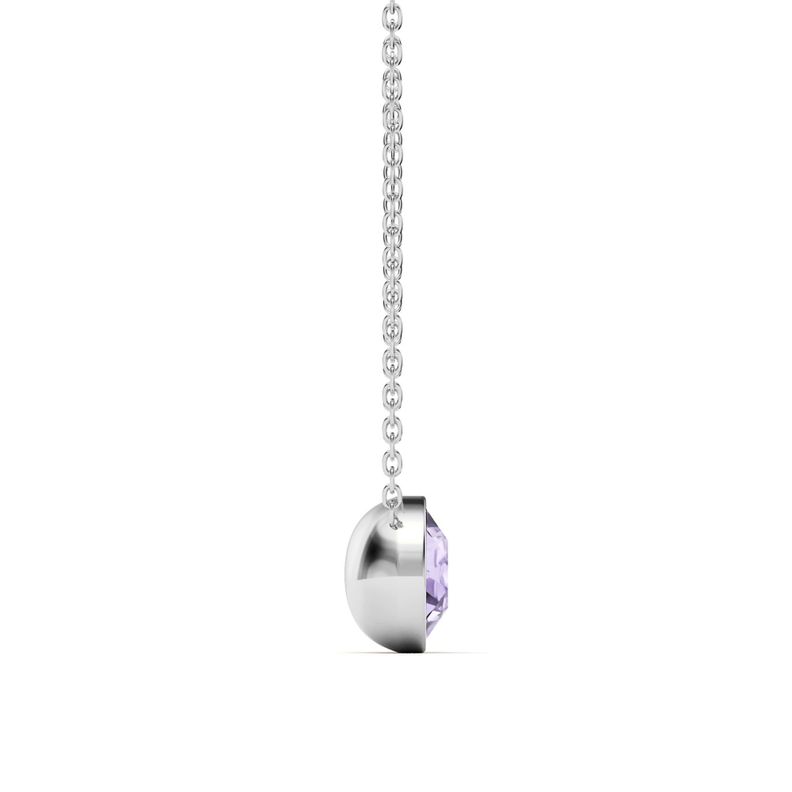 Collar Bella de 11mm con cristal de Swarovski Violeta -1
