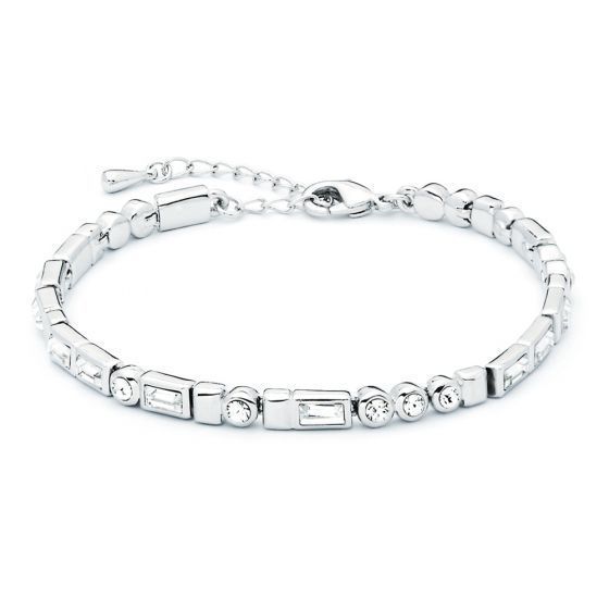 Pulsera Código Morse I Love You con cristal de Swarovski-0