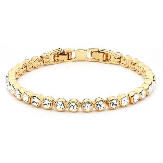 Pulsera Tennis con Cristales Swarovski Austriacos-0