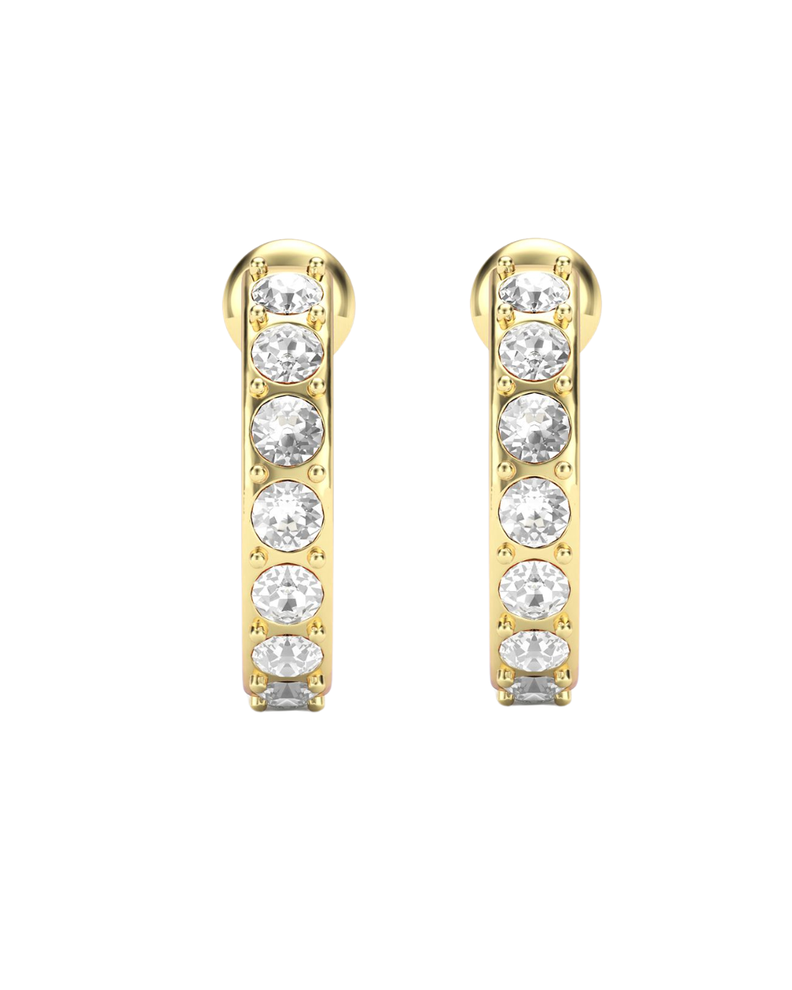Argolla Eternity con cristal de Swarovski 14mm baño en oro-0