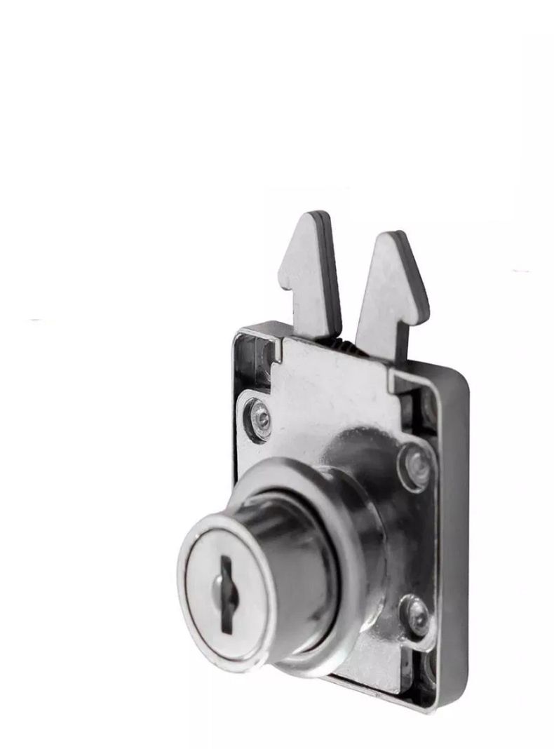 Cerradura O Chapa Puerta Corredera Armario Cilindro 19mm -1