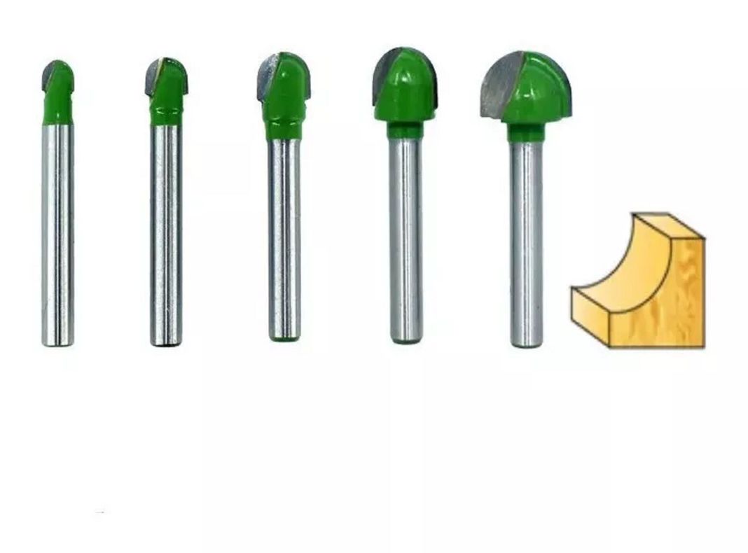 Fresa Madera Redonda Toma 6 Set 5pcs-1