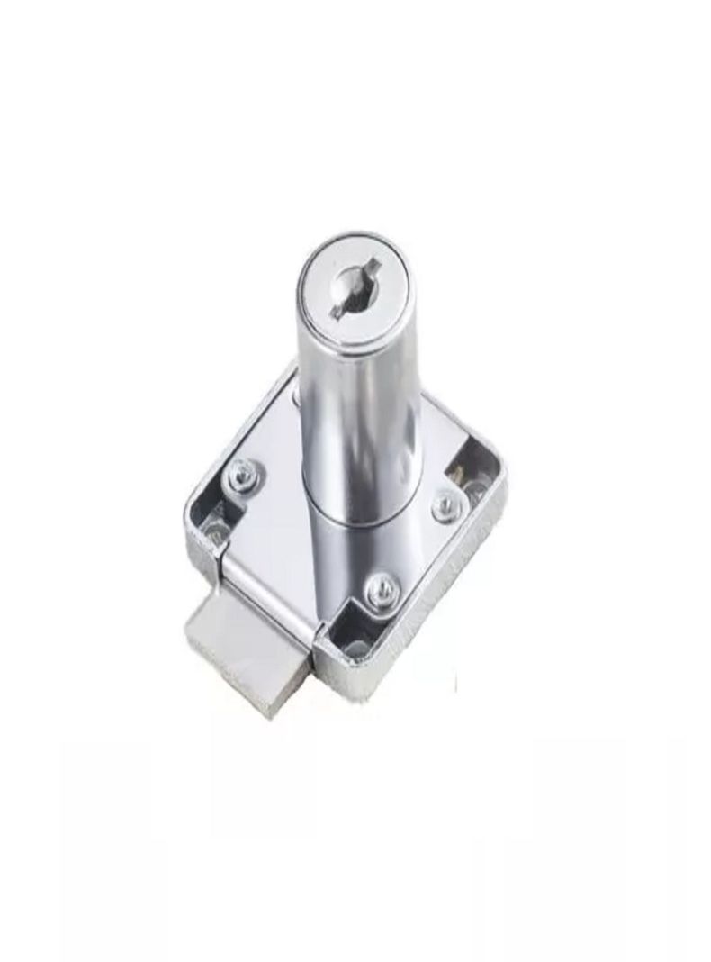 Cerradura Mueble Cajón Chapa Cuadrada Cilindro 16mm 10un-1