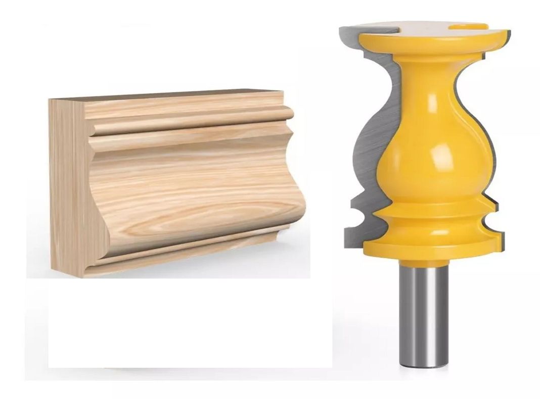 Fresa Madera Moldura Zócalo Marcos Vástago ½x -1