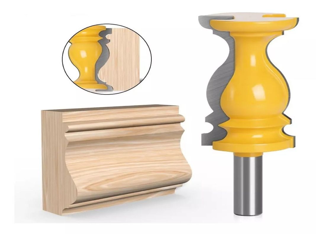 Fresa Madera Moldura Zócalo Marcos Vástago ½x -0