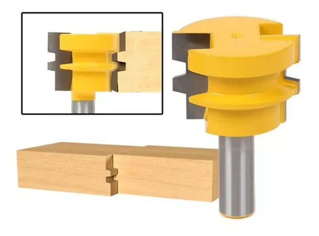 Fresa Madera Ensamble Machimbrado Vástago 1/2-1