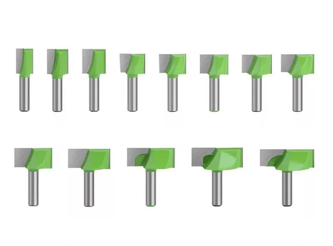 Fresa Madera Rectificadora Vástago ¼ X Set 13 Pcs.-0