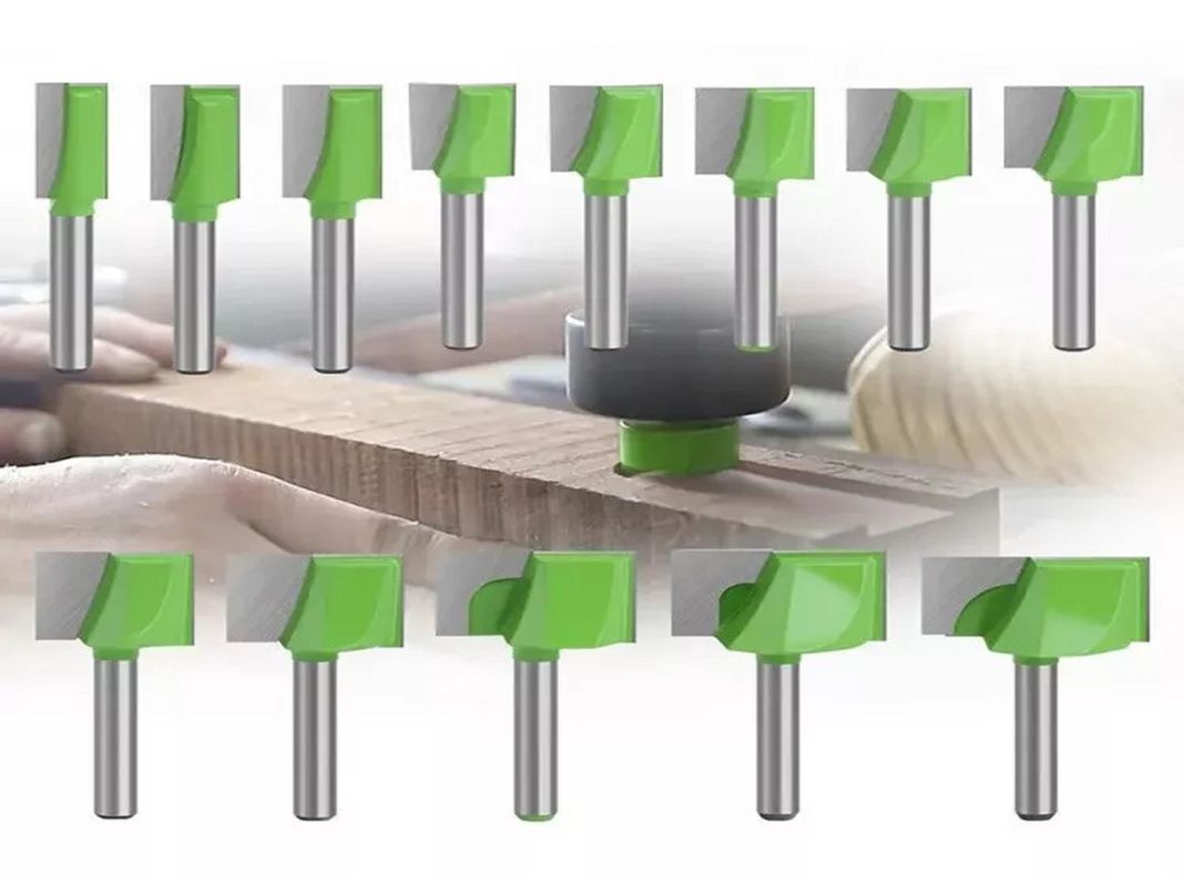 Fresa Madera Rectificadora Vástago ¼ X Set 13 Pcs.-1