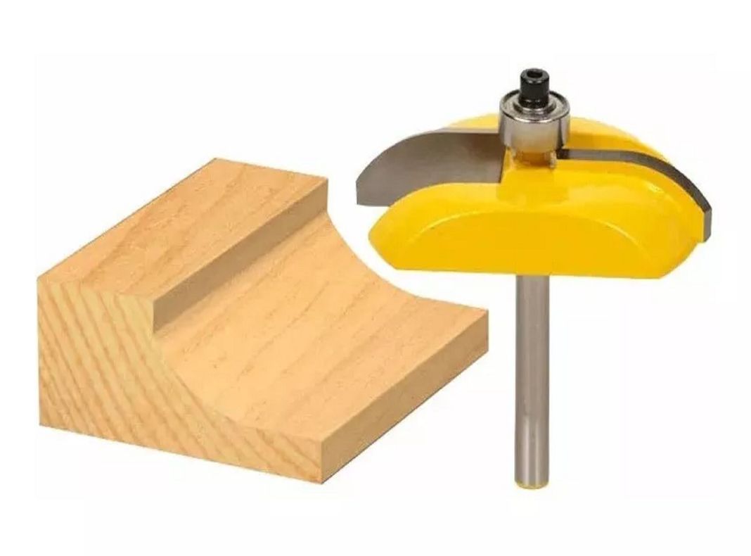 Fresa Madera Moldura Zócalo Espigadora Vástago 1/4-1