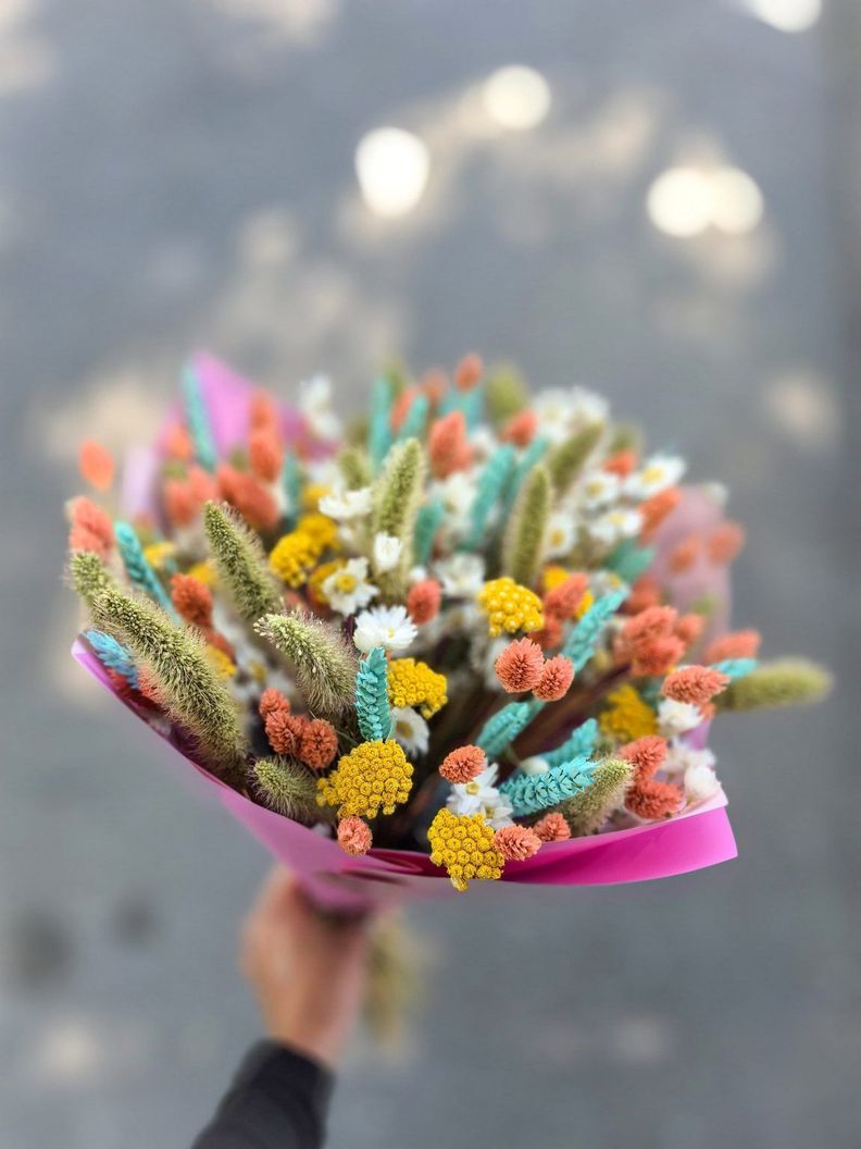 Flores secas- Ramo alegre II-0